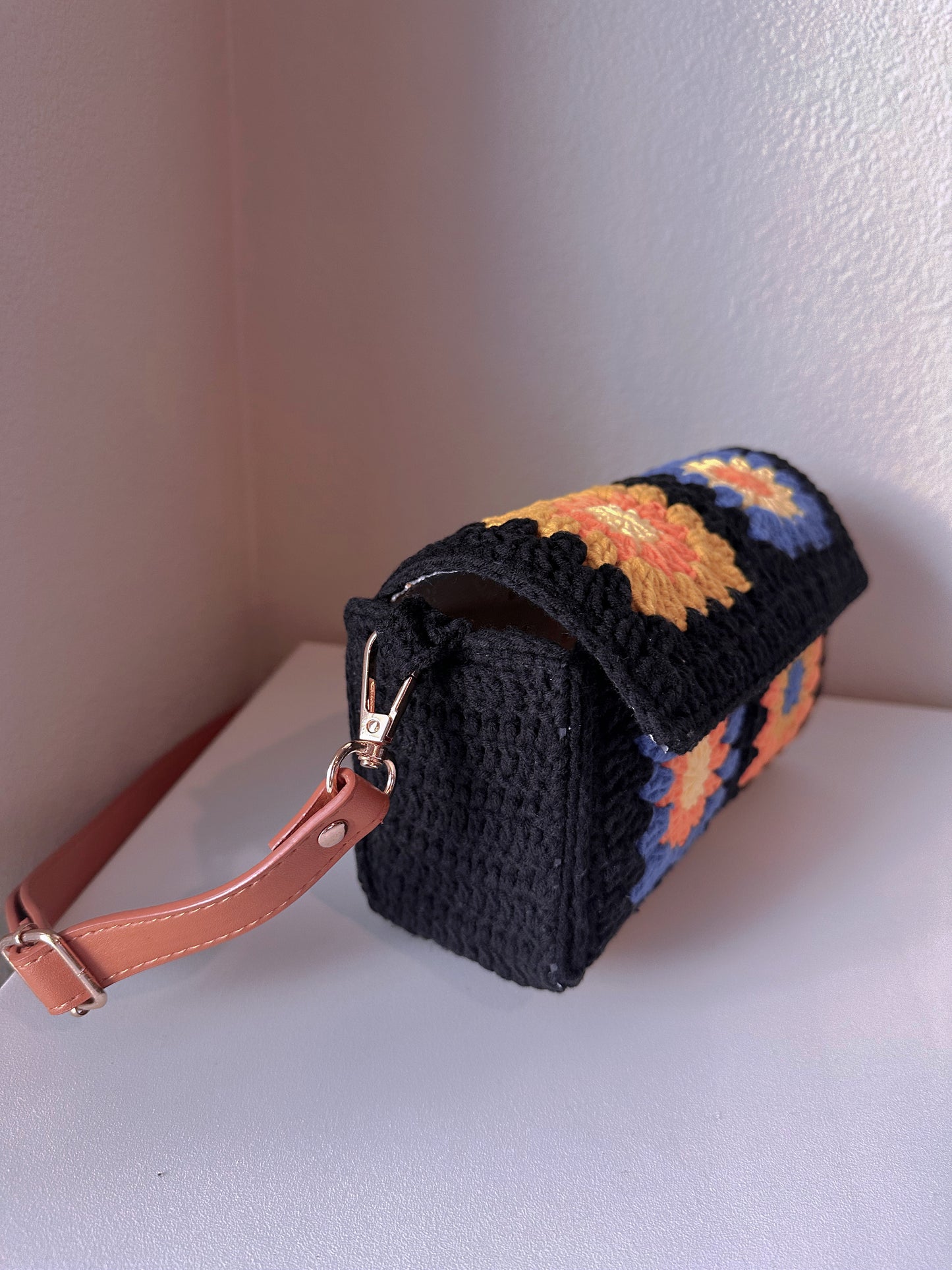 Black Sunflower Bag