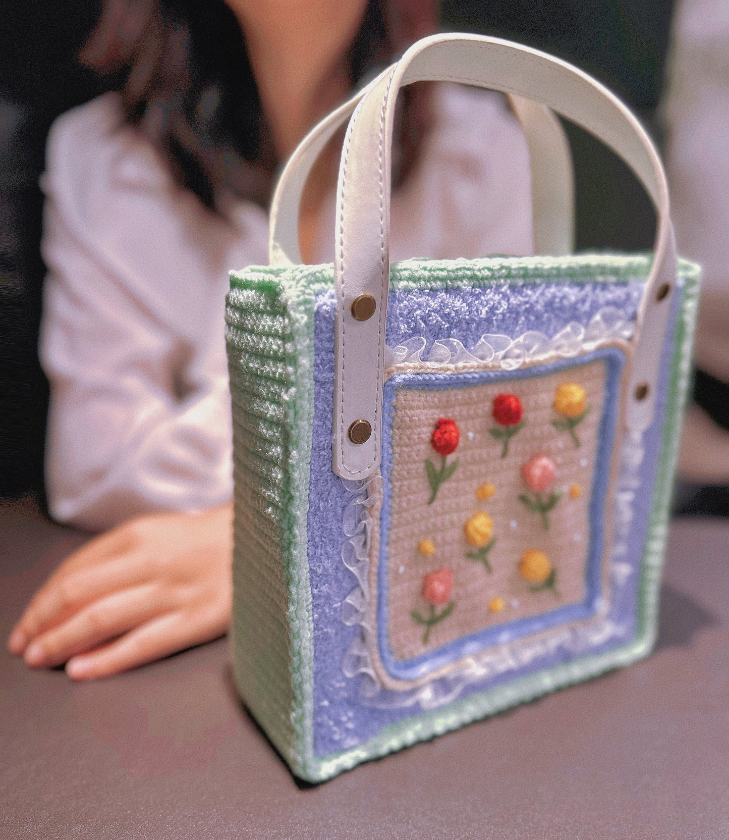 Tulip Square Handbag